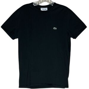 Lacoste Black T-Shirt with Logo
